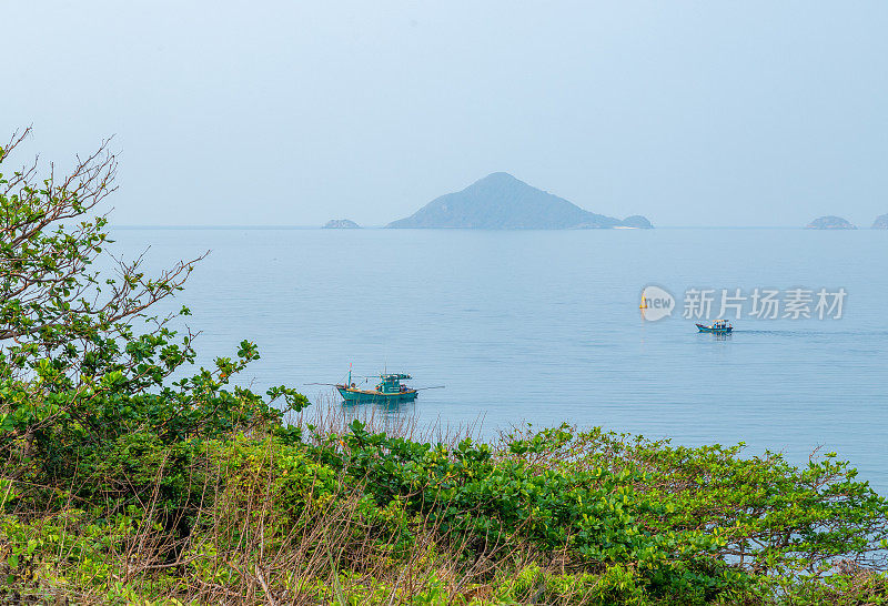 令人惊叹的景观在Con Dao, Con Son岛，Ba Ria Vung Tau省